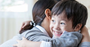 HUGGING MAKES KIDS SMARTER