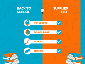 first day of school checklist